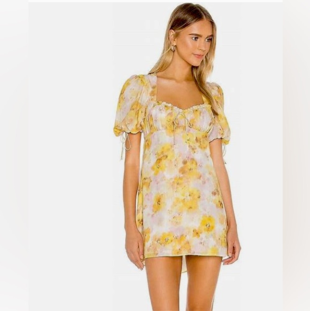 For love & lemons Zinnia flora dress. XS